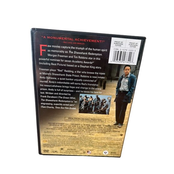The Shawshank Redemption (DVD, 1999) - Picture 2 of 3